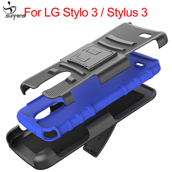 Rugged Holster Cases for LG Stylos
