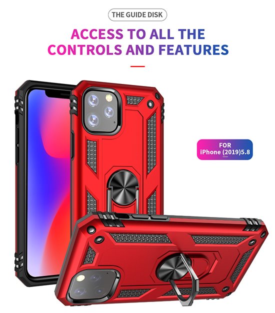 Magnetic stand ring case for iPhone11