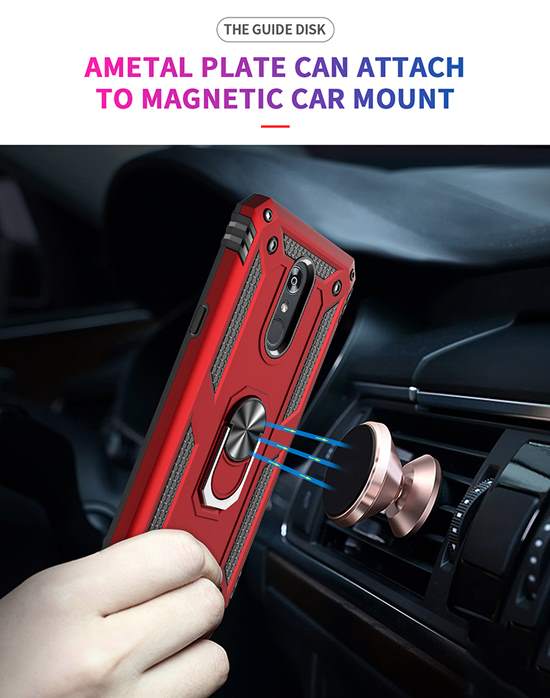 Magnetic Kickstand hybrid case for lg styl05