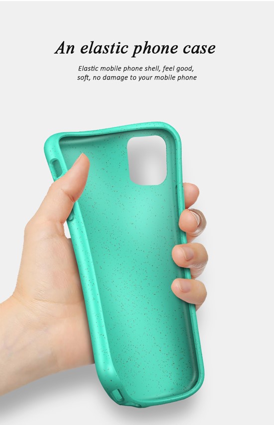 Biodegradable wheat straw case for iPhone11pro