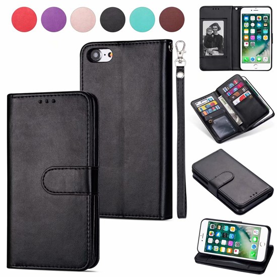 Wallet leather case for iPhone7