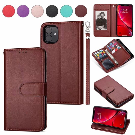 Wallet leather case for iPhone11Pro max